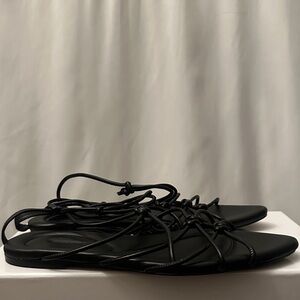 Vince Black Strappy Sandals